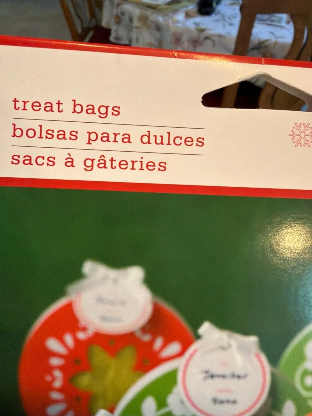 Martha Stewart Holidays Christmas Treat Bags - Red & Green Scandinavian